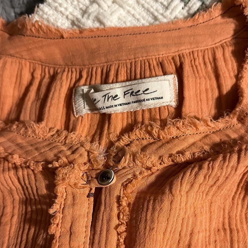 Free People Button-Up Blouse - Picture 4 of 4